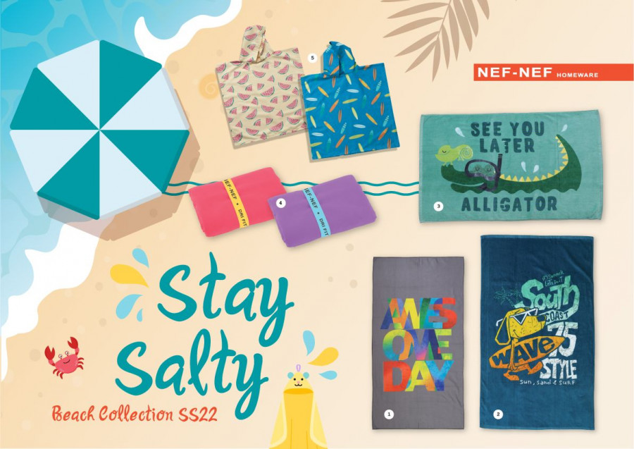 Stay Salty!  Η νέα συλλογή Beach της NEF NEF Homeware είναι φέτος πιο πλούσια από ποτέ