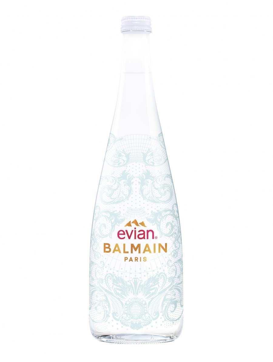 Evian και Balmain δημιουργούν μαζί μια μοναδική limited edition φιάλη