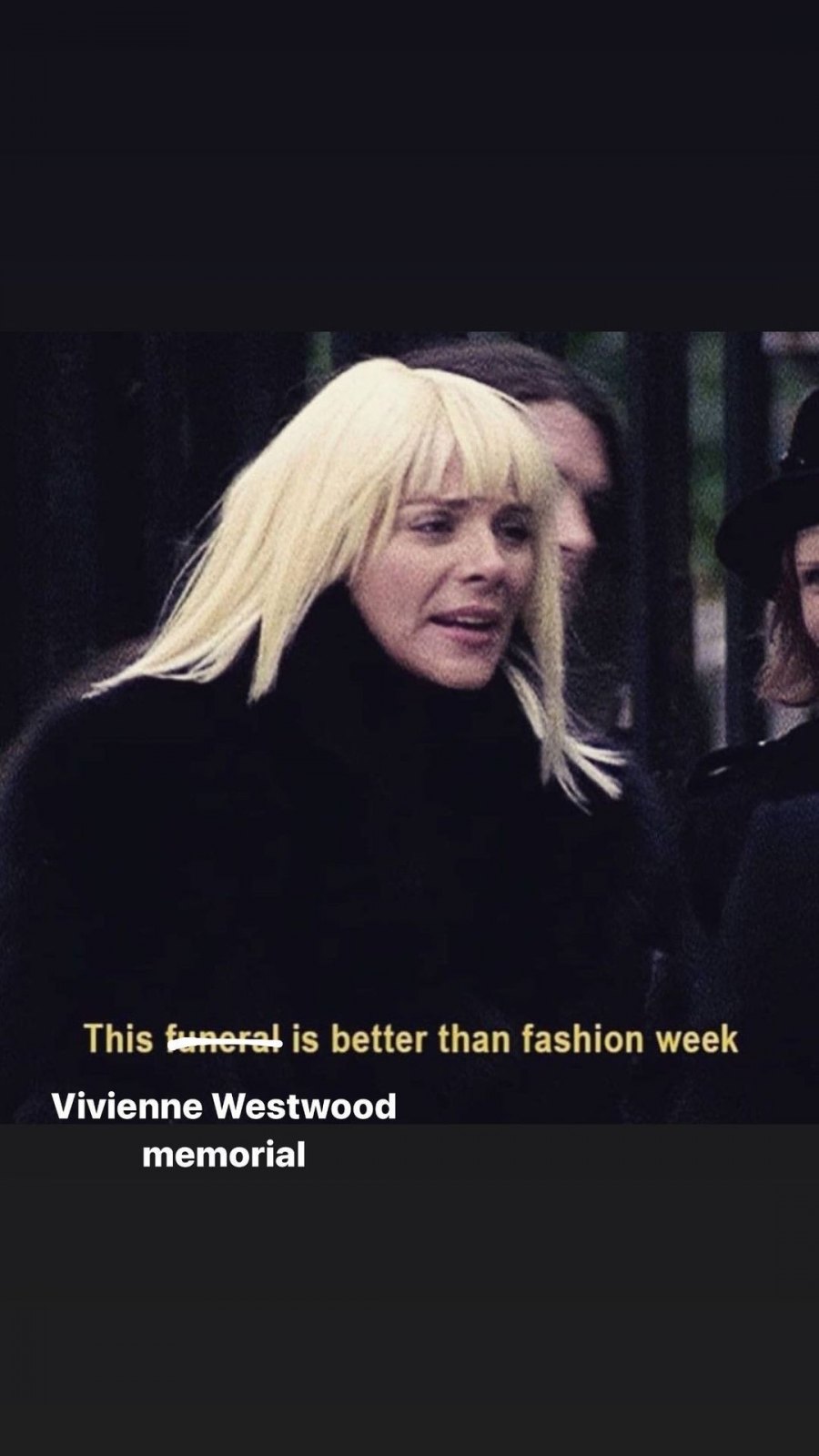 Στο μνημόσυνο της Vivienne Westwood το dress code ήταν αφιερωμένο στο έργο της μεγάλης σχεδιάστριας